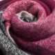 Wholesale manufacturer of new autumn and winter checkered scarves, shawls and scarves with coarse sand rings, tassels and large horizontal stripes for Europe and America Wholesale manufacturer of new autumn and winter checkered scarves, shawls and scarves with coarse sand rings, tassels and large horizontal stripes for Europe and America
