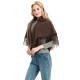 Factory direct supply of European and American style autumn and winter men's and women's full polyester knitted solid color fringed square scarves and scarves wholesale