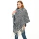 Factory direct sales for export, European and American style, looped tulle braid, thick and long tassels, autumn and winter thickened flowered shawl cape Factory direct sales for export, European and American style, looped tulle braid, thick and long tassels, autumn and winter thickened flowered shawl cape