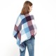 Factory direct sales of 48-count fine yarn high-density checkered square scarves and shawls for women with European and American autumn and winter outer molds Factory direct sales of 48-count fine yarn high-density checkered square scarves and shawls for women with European and American autumn and winter outer molds