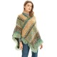 New Christmas style women's red retro ethnic style Tibetan travel pullover cape shawl for spring, autumn and winter New Christmas style women's red retro ethnic style Tibetan travel pullover cape shawl for spring, autumn and winter