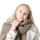 New winter Korean-style thick woolen knitted solid color scarf, thickened couple knitted scarf for men and women, batch from Tonglu manufacturer New winter Korean-style thick woolen knitted solid color scarf, thickened couple knitted scarf for men and women, batch from Tonglu manufacturer
