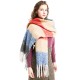 Factory direct sales of thick and coarse checkered scarves for autumn and winter, circle sand, thick braids, thick whiskers, braids, scarves and shawls