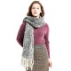 Factory direct sales of autumn and winter hoop sand, thick tassel, flower and color-blocked scarves, shawls, thick braids, thickened scarves from Tonglu Factory direct sales of autumn and winter hoop sand, thick tassel, flower and color-blocked scarves, shawls, thick braids, thickened scarves from Tonglu
