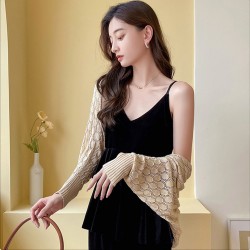 The factory directly supplies summer honeycomb office sleeves that can wear ice silk small jackets
