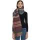 Wholesale of new thickened wavy striped ethnic style scarves and shawls for autumn and winter in foreign trade from Tonglu manufacturer Wholesale of new thickened wavy striped ethnic style scarves and shawls for autumn and winter in foreign trade from Tonglu manufacturer