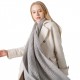 Cross-border bestseller winter solid color acrylic knitted woolen scarves for men and women couples, customizable with embroidered logos Cross-border bestseller winter solid color acrylic knitted woolen scarves for men and women couples, customizable with embroidered logos
