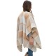 Factory direct supply to Amazon cross-border trade, new autumn and winter season women's faux cashmere double-sided checkered shawls for Europe and America Factory direct supply to Amazon cross-border trade, new autumn and winter season women's faux cashmere double-sided checkered shawls for Europe and America