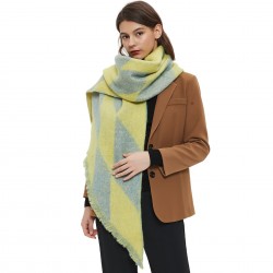Amazon's best-selling new shawl for export, European and American round-robin diamond-shaped diagonal scarf in stock wholesale manufacturer