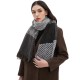 Wholesale manufacturer of Amazon's popular new styles of large checkered scarves and shawls for men and women in autumn and winter in Europe and America Wholesale manufacturer of Amazon's popular new styles of large checkered scarves and shawls for men and women in autumn and winter in Europe and America