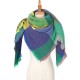 Factory direct supply of cross-border popular and in-stock new European and American scarves, large checkered triangular shawls and scarves for spring, autumn and winter Factory direct supply of cross-border popular and in-stock new European and American scarves, large checkered triangular shawls and scarves for spring, autumn and winter
