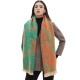 Factory direct supply of cross-border export European and American autumn and winter women's shawls, 2024 new style flower jacquard scarves in stock