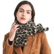 Factory direct supply of Amazon's best-selling scarves with a high-end feel, new autumn and winter circular yarn leopard print scarves for export to Europe and America