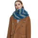 Cross-border new style scarf for export, European and American autumn and winter scarves, circle yarn jacquard zebra pattern thick tassel scarf manufacturer Cross-border new style scarf for export, European and American autumn and winter scarves, circle yarn jacquard zebra pattern thick tassel scarf manufacturer