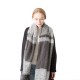Cross-border exclusive supply of full polyester loop sand check scarves for women's warmth and tassel scarves and shawls for autumn and winter in Europe and America Cross-border exclusive supply of full polyester loop sand check scarves for women's warmth and tassel scarves and shawls for autumn and winter in Europe and America