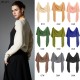 Wholesale of Amazon's hot cross-border trade European and American spring, summer and autumn new solid-color knitted shawls for women's outerwear