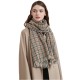 Manufacturer's export of European and American small checkered scarves and shawls for both autumn and winter, Korean-style student warm retro scarves Manufacturer's export of European and American small checkered scarves and shawls for both autumn and winter, Korean-style student warm retro scarves