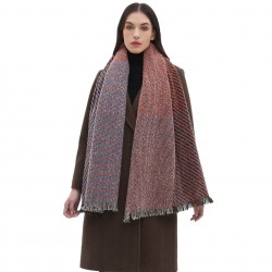 Wholesale of men's and women's scarves and shawls for autumn and winter in Europe and America, with floral patterns, short beards and fringed fur, from Tonglu factory