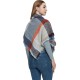 European and American autumn and winter thickened men's scarf, loop gauze, large checkered square scarf, shawl in stock manufacturer European and American autumn and winter thickened men's scarf, loop gauze, large checkered square scarf, shawl in stock manufacturer