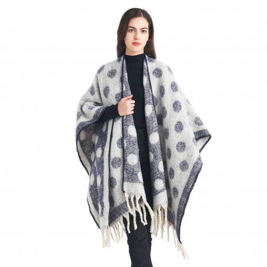 Amazon's best-selling shawl: A new European and American autumn and winter thickened jacquard cross shawl with loop yarn imitation mohair Amazon's best-selling shawl: A new European and American autumn and winter thickened jacquard cross shawl with loop yarn imitation mohair