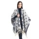 Amazon's best-selling shawl: A new European and American autumn and winter thickened jacquard cross shawl with loop yarn imitation mohair Amazon's best-selling shawl: A new European and American autumn and winter thickened jacquard cross shawl with loop yarn imitation mohair