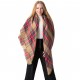 Factory direct sales of European and American autumn and winter faux cashmere large double-sided seven-color checkered square scarves, shawls and women's shawls wholesale Factory direct sales of European and American autumn and winter faux cashmere large double-sided seven-color checkered square scarves, shawls and women's shawls wholesale