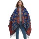 Amazon's popular new hooded cape for foreign trade, jacquard women's tassel shawls for spring, autumn and winter travel in Europe and America Amazon's popular new hooded cape for foreign trade, jacquard women's tassel shawls for spring, autumn and winter travel in Europe and America