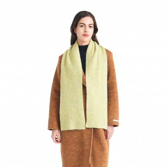Cross-border Foreign Trade 2025 New Autumn and Winter Korean version male and female student faux cashmere with floral patterns solid color knitted woolen scarves Cross-border Foreign Trade 2025 New Autumn and Winter Korean version male and female student faux cashmere with floral patterns solid color knitted woolen scarves
