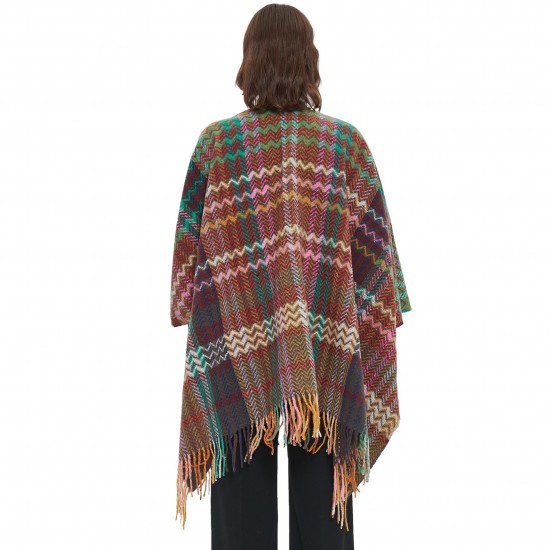 New European and American style with sleeves and cuffs shawl for spring, autumn and winter travel, ethnic style Su split shawl New European and American style with sleeves and cuffs shawl for spring, autumn and winter travel, ethnic style Su split shawl