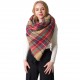Factory direct sales of European and American autumn and winter faux cashmere large double-sided seven-color checkered square scarves, shawls and women's shawls wholesale Factory direct sales of European and American autumn and winter faux cashmere large double-sided seven-color checkered square scarves, shawls and women's shawls wholesale