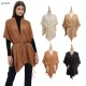 Custom manufacturer of new knitted shawls for Europe and America in spring and autumn, soft knitted sweaters, knitted loop shawls and cloaks
