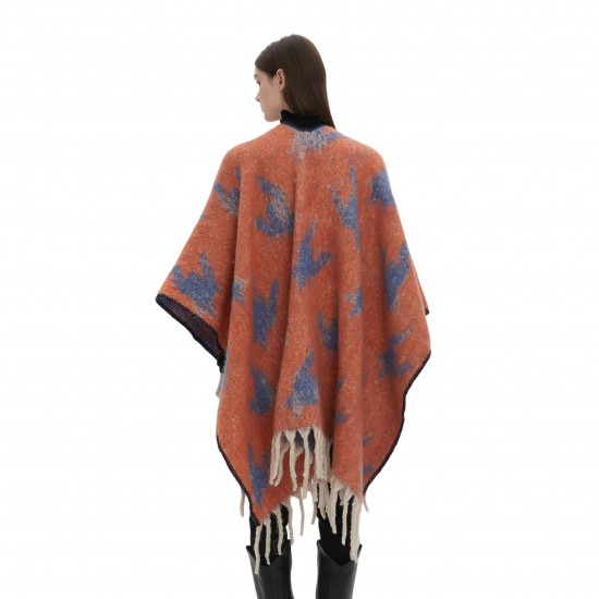 Amazon's best-selling shawl 2025 new style European and American autumn and winter thickened jacquard shawl with loop yarn imitation mohair Amazon's best-selling shawl 2025 new style European and American autumn and winter thickened jacquard shawl with loop yarn imitation mohair