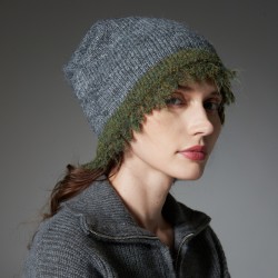 Amazon's European and American 2024 new autumn/winter men's and women's woolen head cap, solid color and color-blocked knitted cap