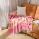 Spring, autumn and winter thickened foreign trade Nordic office air conditioning, nap blanket, striped blanket, sofa blanket, custom blanket Spring, autumn and winter thickened foreign trade Nordic office air conditioning, nap blanket, striped blanket, sofa blanket, custom blanket