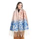 Cross-border Amazon bestseller, new autumn and winter style of European and American jacquard leopard print scarf with loop yarn imitation horsehair Cross-border Amazon bestseller, new autumn and winter style of European and American jacquard leopard print scarf with loop yarn imitation horsehair