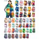Thickened winter scarves and shawls for European and American trade, long rainbow checkered imitation mohair and flowing Suergram scarves for women Thickened winter scarves and shawls for European and American trade, long rainbow checkered imitation mohair and flowing Suergram scarves for women