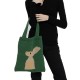 Amazon cross-border knitted bag for foreign trade, rabbit woven, women's single-shoulder bag, handbag, laid-back and casual style bag