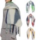 Wholesale manufacturer of new thickened men's scarves with geometric thick braids and long tassels for European and American trade in autumn and winter Wholesale manufacturer of new thickened men's scarves with geometric thick braids and long tassels for European and American trade in autumn and winter