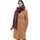 Cross-border foreign trade European and American autumn and winter new style circle sand imitation mohair fringed check scarf shawl custom manufacturer