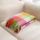 For the autumn and winter seasons in Europe and America, we offer a thick, thickened, checkered, large shawl, blanket and sofa blanket with loop yarn imitation mohair For the autumn and winter seasons in Europe and America, we offer a thick, thickened, checkered, large shawl, blanket and sofa blanket with loop yarn imitation mohair