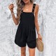 Diyun Amazon Cross-border European and American women's Clothing 2024 Spring/Summer Casual and Elegant solid color halter short one-piece pants