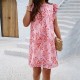Diyun Cross-border Dress Amazon Spring/Summer 2024 export elegant printed sleeveless dress