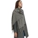 Factory direct supply of new cross-border export women's scarves, European and American autumn and winter small checkered tassel scarves and shawls Factory direct supply of new cross-border export women's scarves, European and American autumn and winter small checkered tassel scarves and shawls