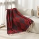 Amazon blanket export new European and American autumn and winter faux mohair thickened diamond checkered large shawl jacquard blanket Amazon blanket export new European and American autumn and winter faux mohair thickened diamond checkered large shawl jacquard blanket