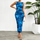 Diyun Foreign Trade Women's Clothing Cross-border Amazon Independent Station 2024 Spring/Summer Stylish, Slimming sleeveless mesh dress Diyun Foreign Trade Women's Clothing Cross-border Amazon Independent Station 2024 Spring/Summer Stylish, Slimming sleeveless mesh dress