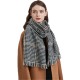 Wholesale manufacturer of European, American and British retro checkered scarves for women's winter Korean-style fashionable scarves and warm shawls Wholesale manufacturer of European, American and British retro checkered scarves for women's winter Korean-style fashionable scarves and warm shawls