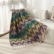 Amazon Blanket 2025 New style European and American autumn and winter loop yarn imitation mohair thickened large shawl jacquard blanket Amazon Blanket 2025 New style European and American autumn and winter loop yarn imitation mohair thickened large shawl jacquard blanket
