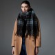 Amazon's hot cross-border quality products, blue checkered scarves and shawls for autumn and winter in Europe and America, from Tonglu manufacturer Amazon's hot cross-border quality products, blue checkered scarves and shawls for autumn and winter in Europe and America, from Tonglu manufacturer