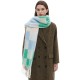 Cross-border hot 2025 new style export European and American autumn and winter loop yarn flow Su checkered scarf wholesale factory in stock