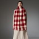 Amazon's popular foreign trade European and American autumn and winter high-end new fringed checkered scarf and shawl manufacturer Amazon's popular foreign trade European and American autumn and winter high-end new fringed checkered scarf and shawl manufacturer